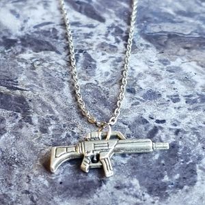 Gun style necklace
